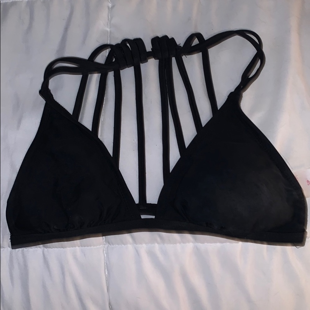 Black Triangle Bikini Top